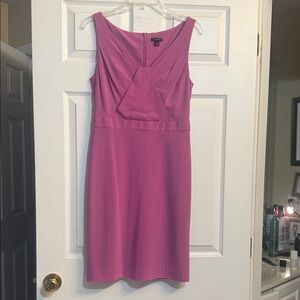 Ann Taylor Lavender Pale Pink Midi Dress